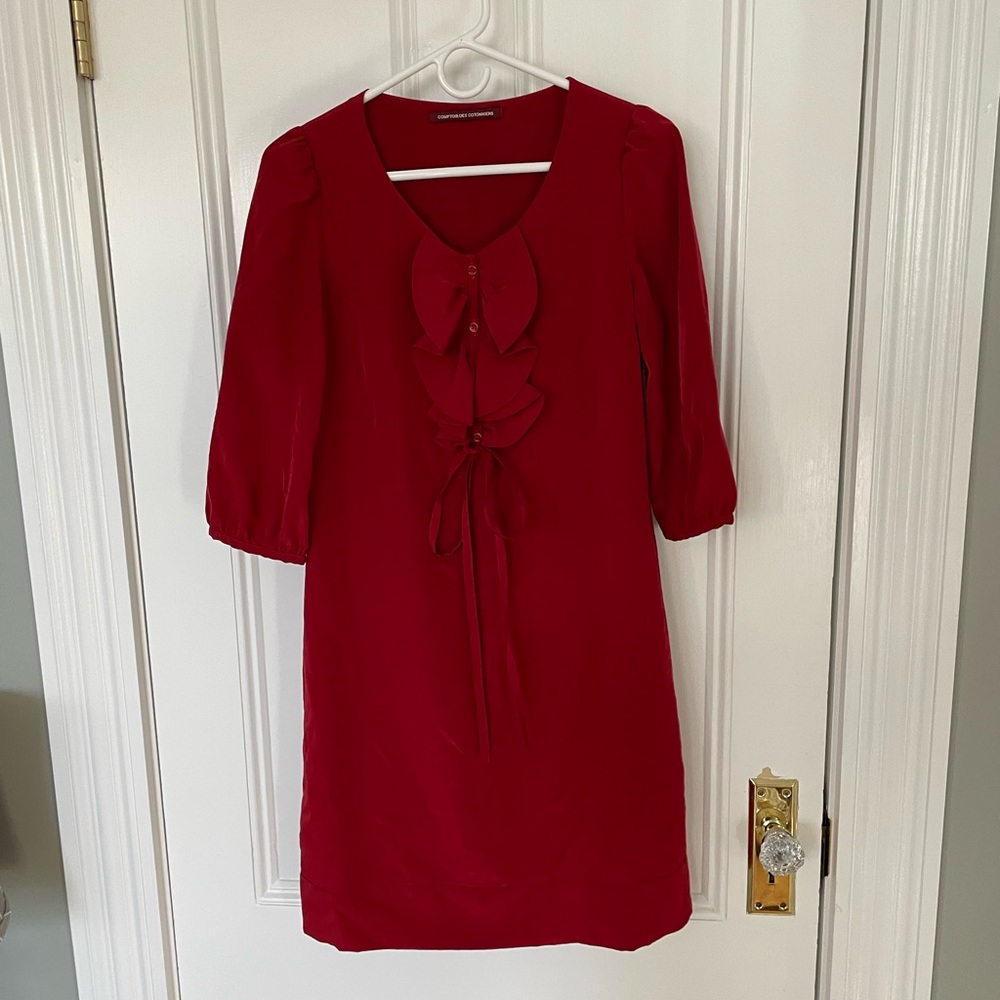 Comptoir des cotonniers red dress
